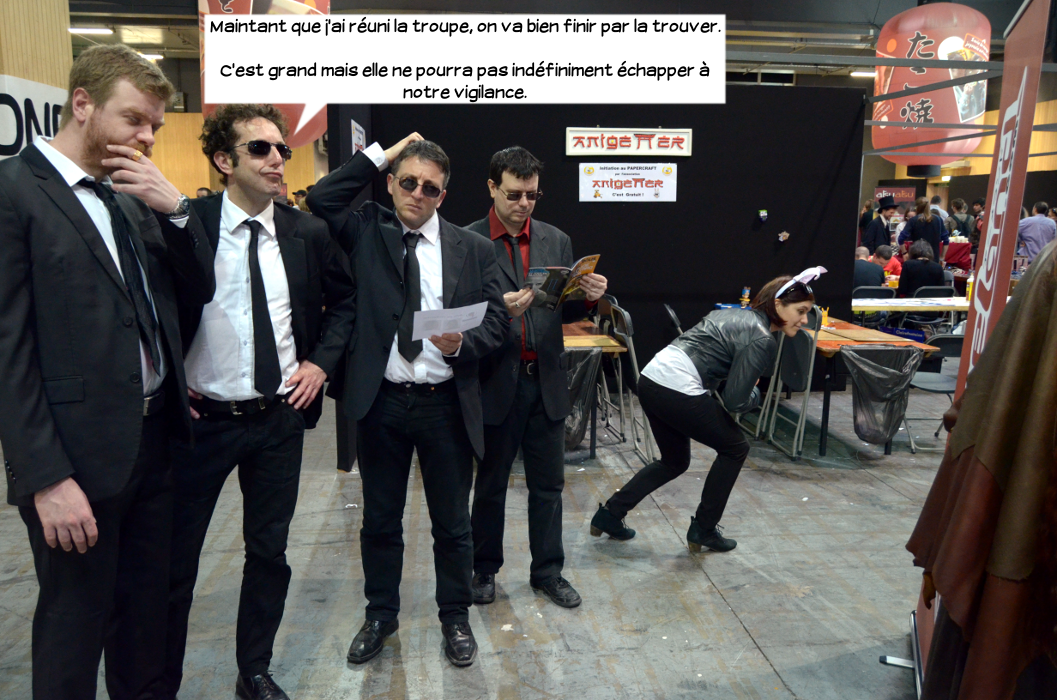  Loris: Maintenant que j'ai réuni la troupe, on va bien finir par la trouver. C'est grand mais elle ne pourra pas indéfiniment échapper à notre vigilance.